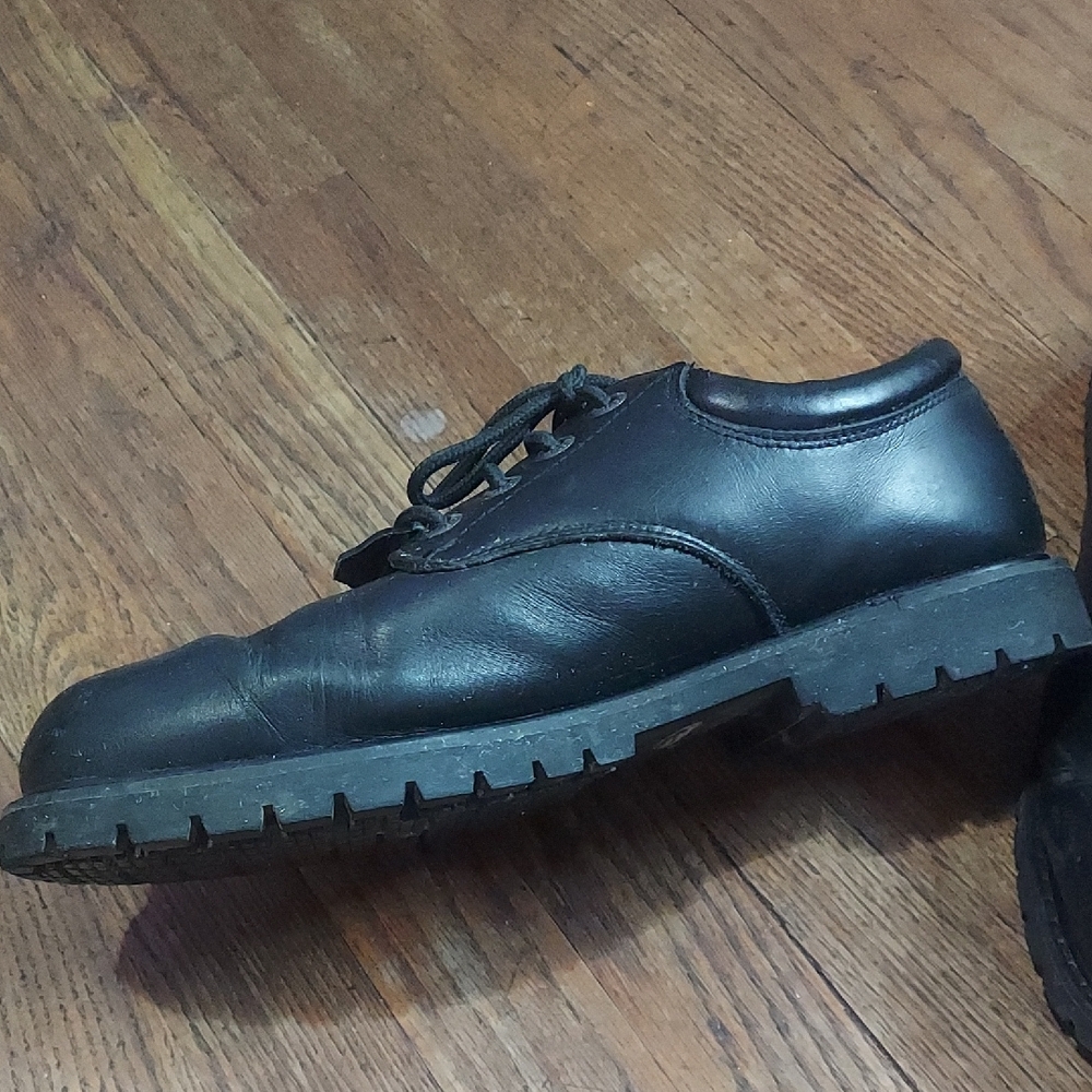 Skechers Black Oxford Shoes with Memory Foam - Picture 7 of 12